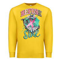 Lemon refuse to sink cancer Premium Sweatshirt - CowGirlArtShop