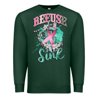Sports Green refuse to sink cancer Premium Sweatshirt - CowGirlArtShop
