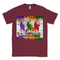 Burgundy san judas happy  hallothanksmas Classic Tee - JahusDesignShop