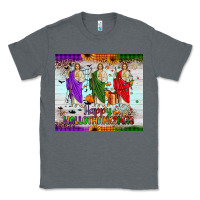 Charcoal Heather san judas happy  hallothanksmas Classic Tee - JahusDesignShop