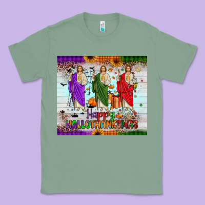 San Judas Happy  Hallothanksmas Classic Tee Designed By Jahusdesignshop