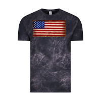 Cloud Black American flag Vintage Tee - JahusDesignShop