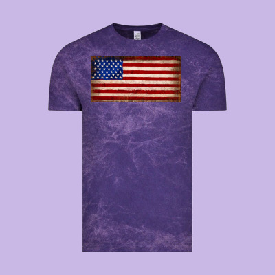 American Flag Vintage Tee Designed By Jahusdesignshop