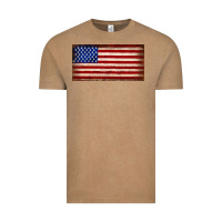 Vintage Coffee American flag Vintage Tee - JahusDesignShop