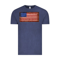 Vintage Denim American flag Vintage Tee - JahusDesignShop