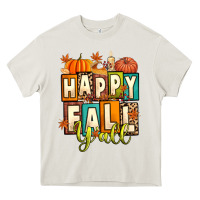 Cream happy fall y'all Heavy Core Tee - Artiststas