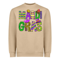 Mushroom Mardi Gras Carnaval Masks Tumbler Heavyweight Sweatshirt - BundleAndBundleShop