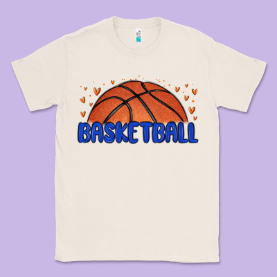 Basketball Classic Tee Designed By Maliassmallbusiness