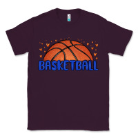 Plum basketball Classic Tee - MaliasSmallBusiness
