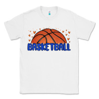 White basketball Classic Tee - MaliasSmallBusiness