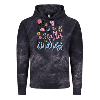Cloud Black scatter kindness Vintage Hoodie - MaliasSmallBusiness