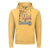 Vintage Mustard scatter kindness Vintage Hoodie - MaliasSmallBusiness