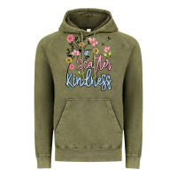 Vintage Olive scatter kindness Vintage Hoodie - MaliasSmallBusiness