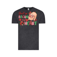 Vintage Black don't go bacon my heart Vintage Tee - MaliasSmallBusiness