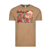 Vintage Coffee don't go bacon my heart Vintage Tee - MaliasSmallBusiness