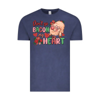 Vintage Denim don't go bacon my heart Vintage Tee - MaliasSmallBusiness