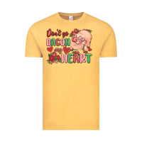 Vintage Mustard don't go bacon my heart Vintage Tee - MaliasSmallBusiness