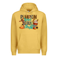 Antique Gold pumpkin spice and jesus christ Premium Hoodie - CowGirlArtShop