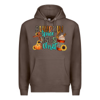 Coffee pumpkin spice and jesus christ Premium Hoodie - CowGirlArtShop