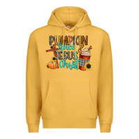 Mustard pumpkin spice and jesus christ Premium Hoodie - CowGirlArtShop