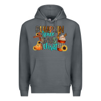 Rock pumpkin spice and jesus christ Premium Hoodie - CowGirlArtShop