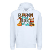 White pumpkin spice and jesus christ Premium Hoodie - CowGirlArtShop
