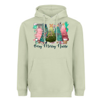 Matcha verry merry nurse Heavyweight Hoodie - CowGirlArtShop
