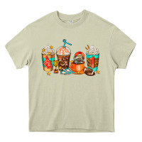 Mossy American football coffee cups Heavy Core Tee - AdoDesignShop