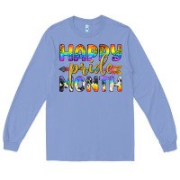 Colony Blue Western Happy Pride Month LGBTQ+ Long Sleeve Tee - BundleAndBundleShop
