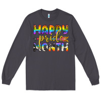 Smoke Western Happy Pride Month LGBTQ+ Long Sleeve Tee - BundleAndBundleShop