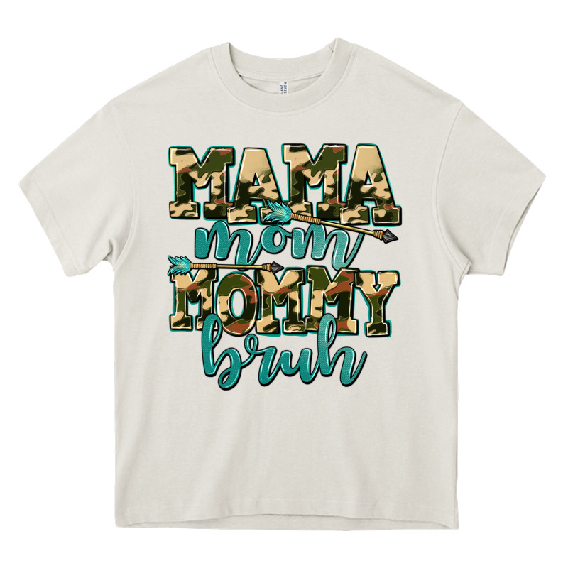 Mama Mom Mommy Bruh With Arrow Heavy Core Tee by AdoDesignShop | Teevron