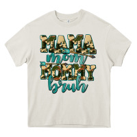 Cream mama mom mommy bruh with arrow Heavy Core Tee - AdoDesignShop