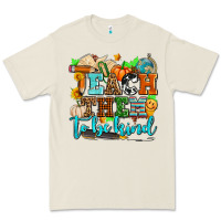 Bone teach them to be kind with pumpkins and fall Premium Tee - AdoDesignShop