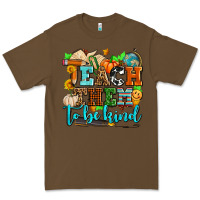 Cacao teach them to be kind with pumpkins and fall Premium Tee - AdoDesignShop