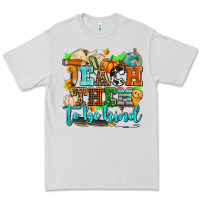 Teach Them To Be Kind With Pumpkins And Fall Premium Tee | Teevron