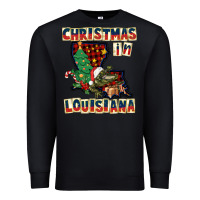 Black christmas in louisiana Premium Sweatshirt - CowGirlArtShop