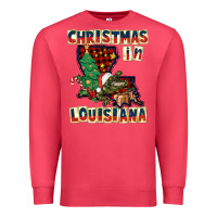 Cardinal christmas in louisiana Premium Sweatshirt - CowGirlArtShop