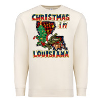Sandshell christmas in louisiana Premium Sweatshirt - CowGirlArtShop