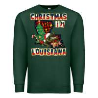 Sports Green christmas in louisiana Premium Sweatshirt - CowGirlArtShop
