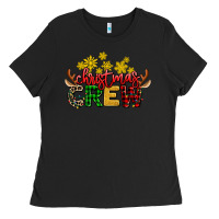 Black christmas crew Ladies Tee - AdoDesignShop