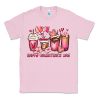 Bubblegum Pink happy valentine's day coffee cups Classic Tee - MaliasSmallBusiness