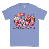 Colony Blue happy valentine's day coffee cups Classic Tee - MaliasSmallBusiness