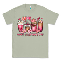 Matcha happy valentine's day coffee cups Classic Tee - MaliasSmallBusiness