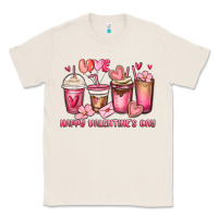 Natural happy valentine's day coffee cups Classic Tee - MaliasSmallBusiness