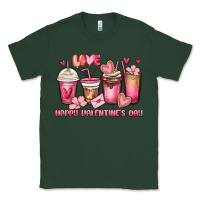 Sports Green happy valentine's day coffee cups Classic Tee - MaliasSmallBusiness