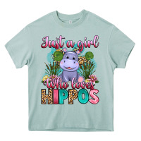 Arona just a girl who loves hippos Heavy Core Tee - Artiststas