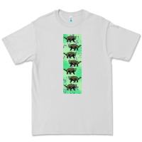 Dove Grey dinosaur ankylosaurus pen wrap Premium Tee - Artiststas