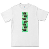 White dinosaur ankylosaurus pen wrap Premium Tee - Artiststas