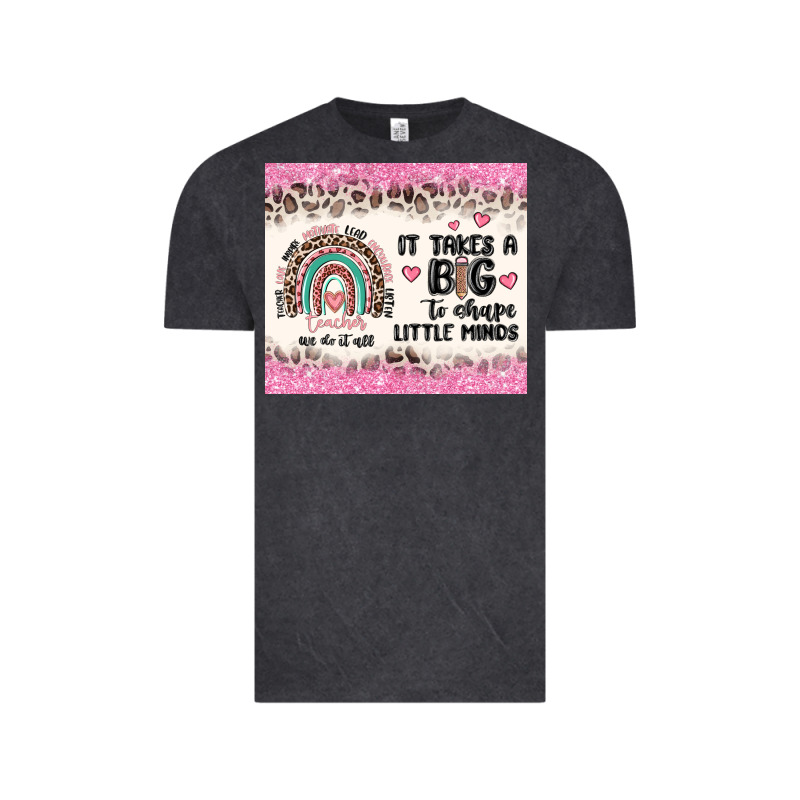 It Takes A Big To Shape Little Minds Vintage Tee by MaliasSmallBusiness | Teevron