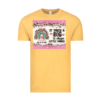 Vintage Mustard it takes a big to shape little minds Vintage Tee - MaliasSmallBusiness